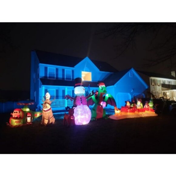 4 Pack LED Flood Light Outdoor 500W Equivalent 5000LM,Bluetooth RGBW Colored - Picture 5 of 5